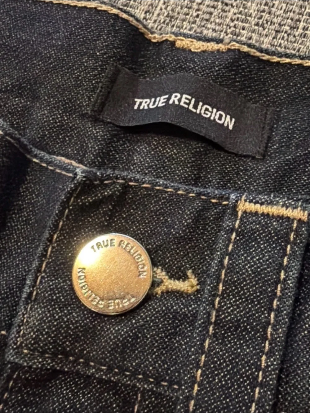 True Region Ricky No Flap Men’s Sz 32x34 (tagged 30) Dark Wash Straight